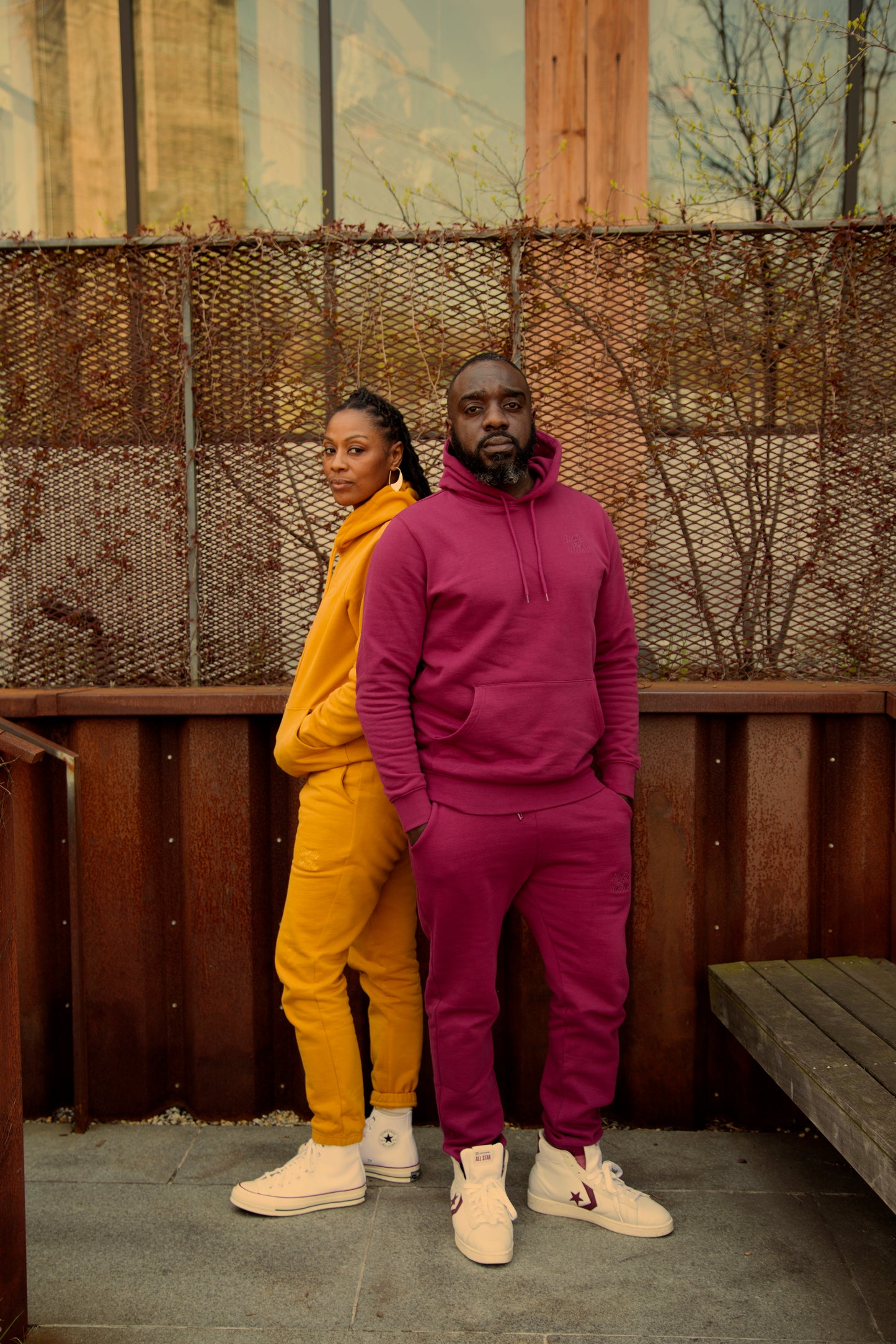 AU Sweatsuit - Wine / Gold