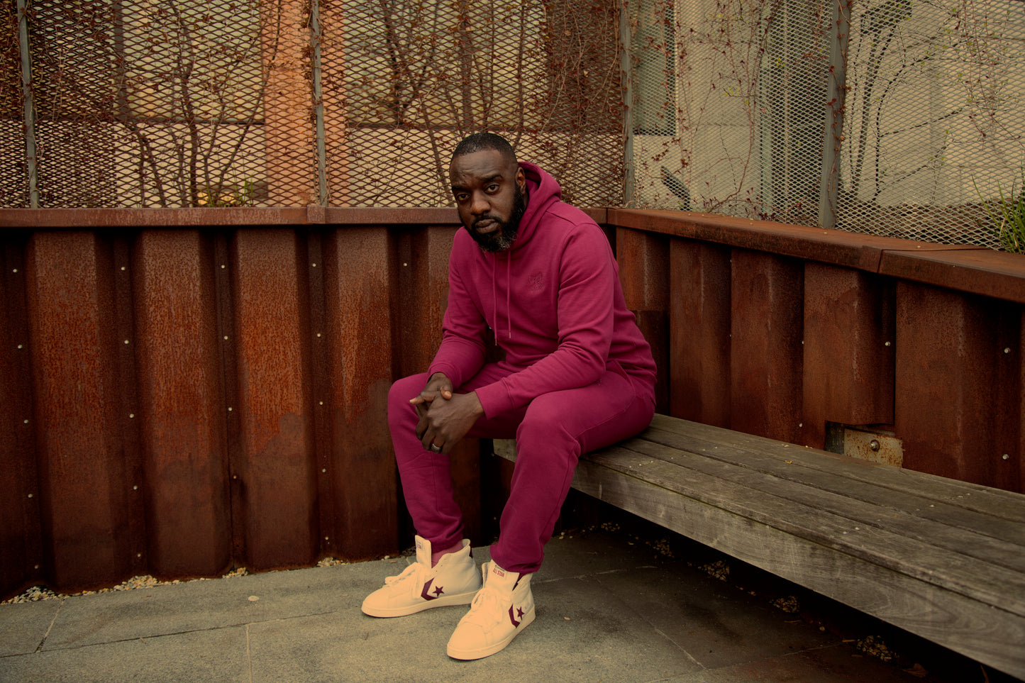 AU Sweatsuit - Wine / Gold