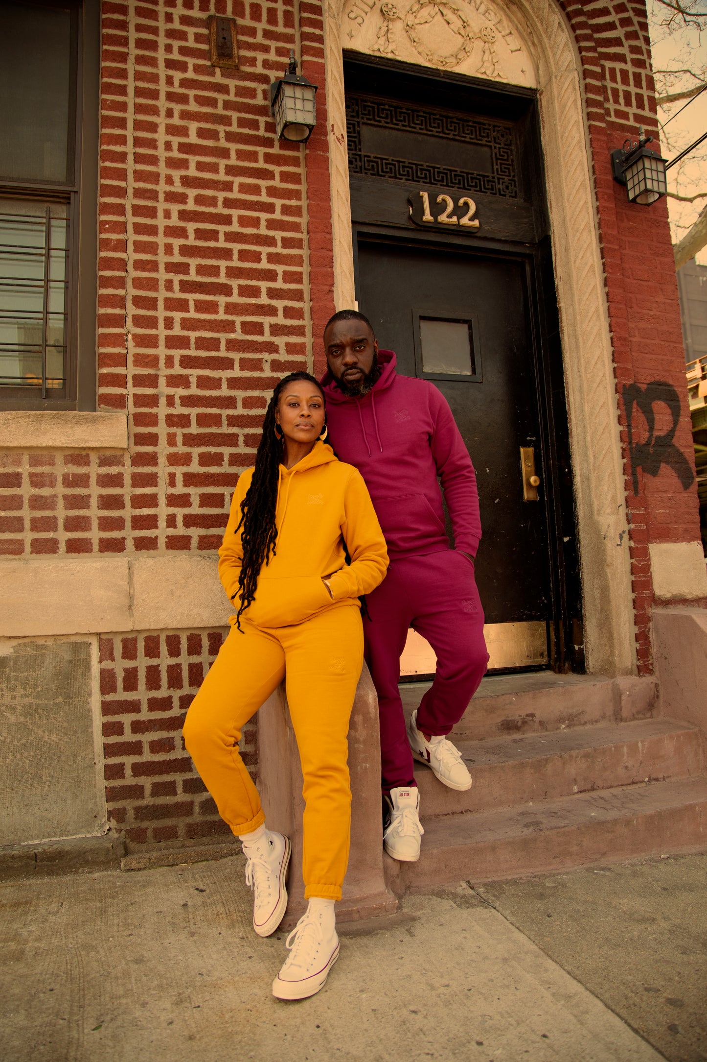 AU Sweatsuit - Wine / Gold