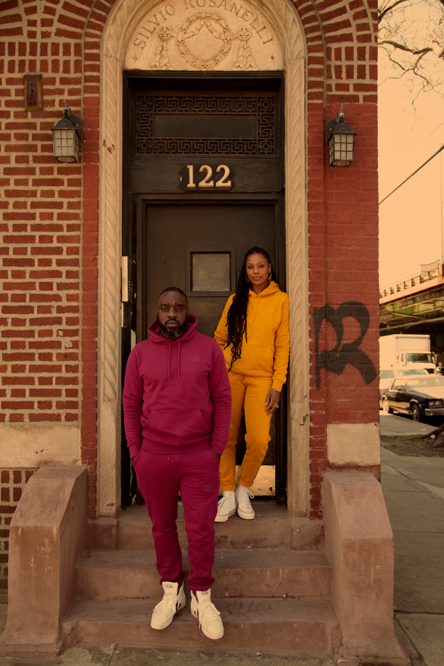 AU Sweatsuit - Wine / Gold