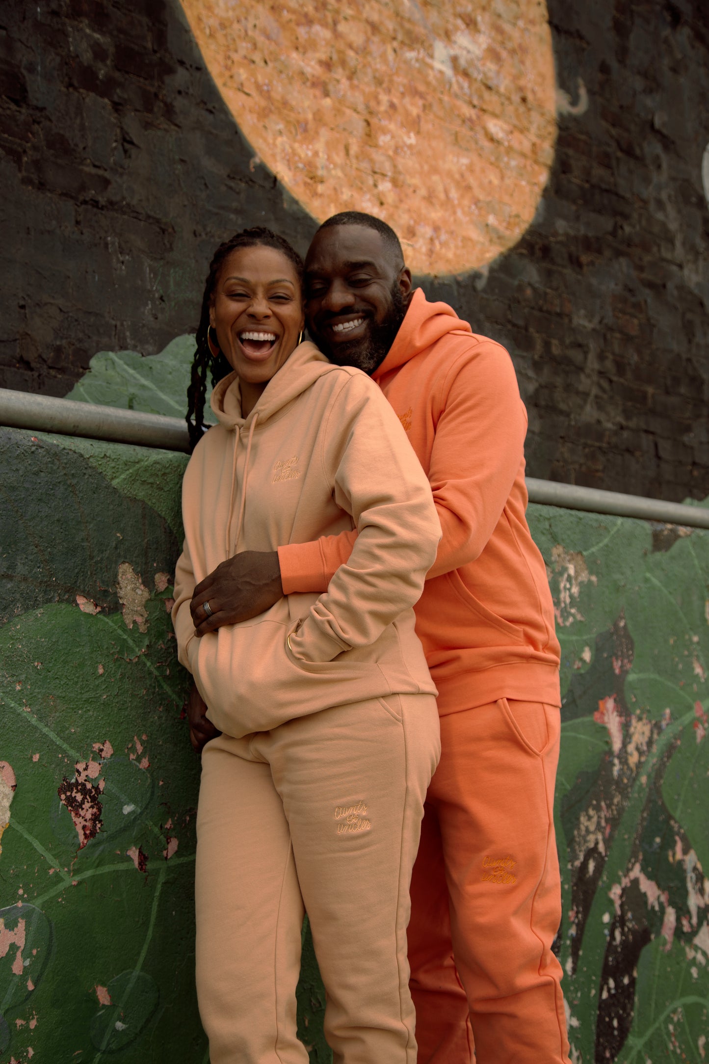 AU Sweatsuit - Peach / Cream