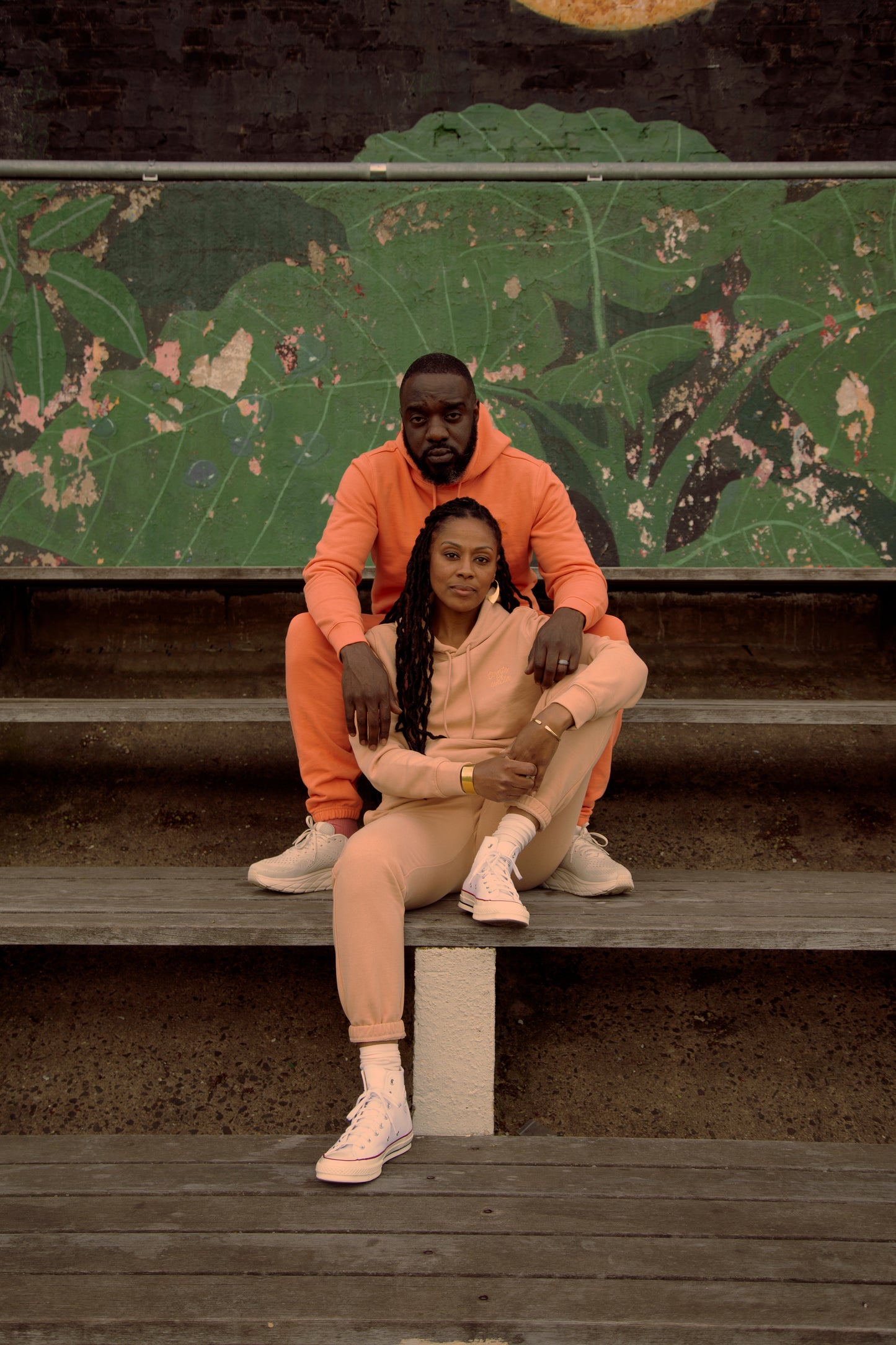 AU Sweatsuit - Peach / Cream